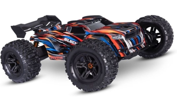 TRX95096-4-ORNG SLEDGE 4X4 BELTED ROT 1/8 MONSTER-TRUCK RTR